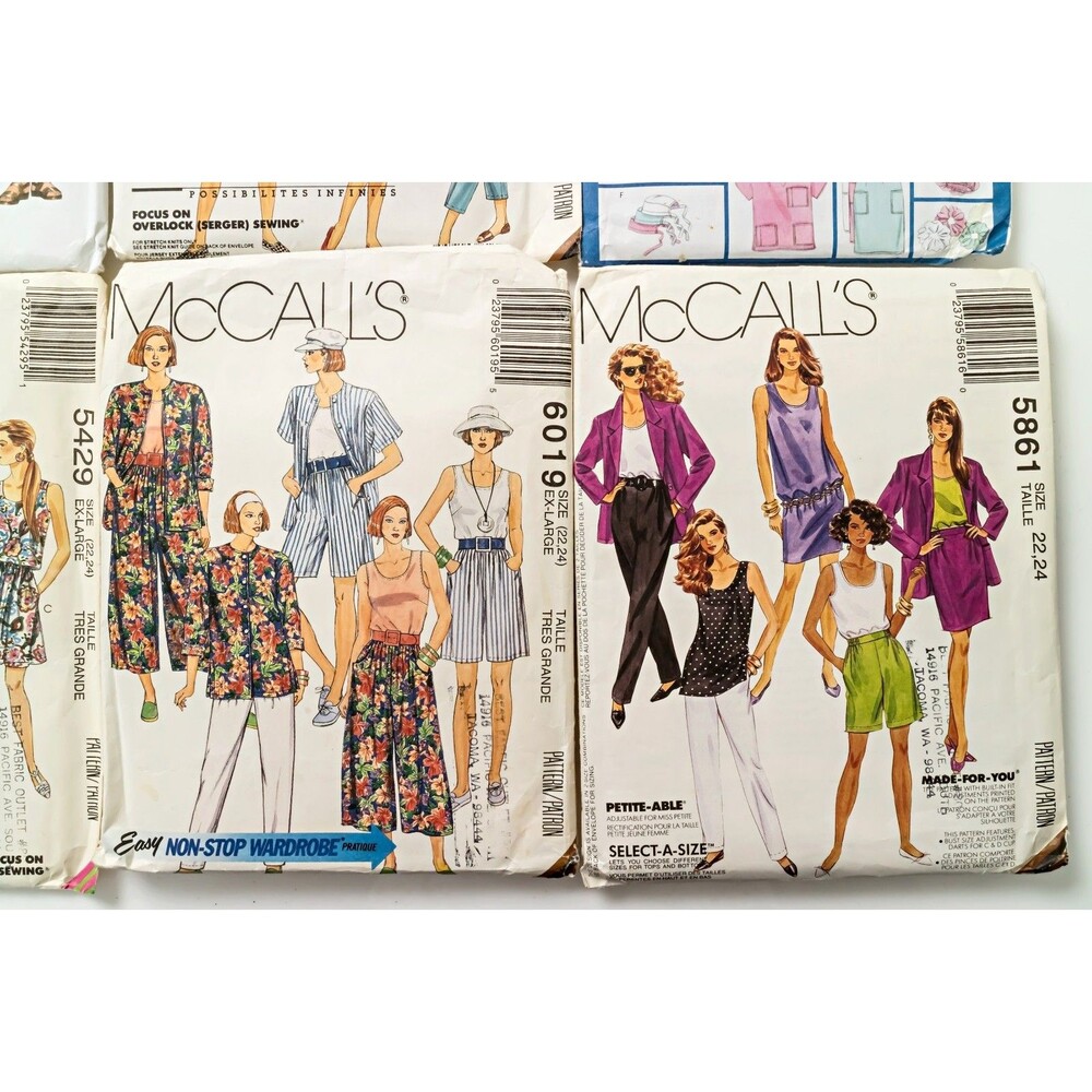Simplicity & McCall's Sewing Patterns - Lot of 10 - Picture 4 of 6